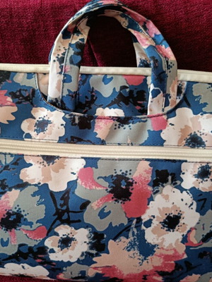 Laptop Sleeve with Floral Design up to 15.6" like new