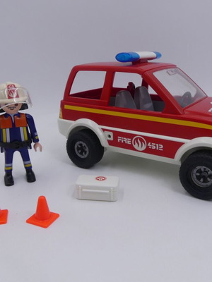Playmobil Fire Car 4822 употребяван, пожарна кола