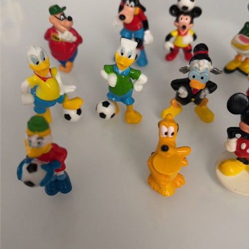 Kinder Mickey and Friends Soccer Team Figures like new
