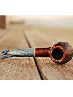 Πίπα καπνού Savinelli Oceano Rusticated 626 καφέ 9mm ημικαμπύλη καινούργιο