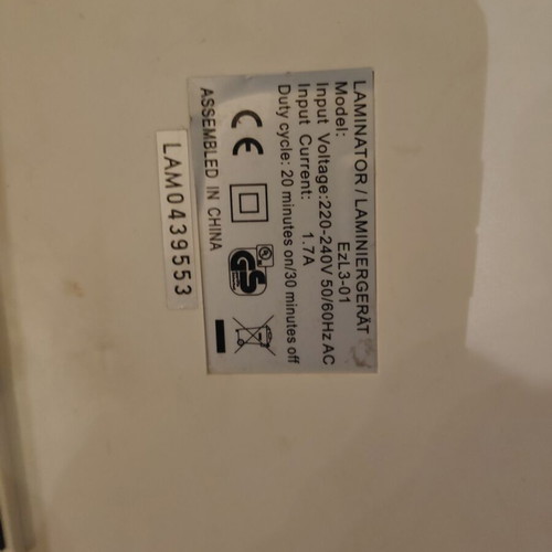Ednet A4 laminator used in good condition