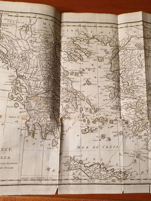 1789 Συνοδευτικός τόμος με χάρτες για τον Ανάχαρση μεταχειρισμένος