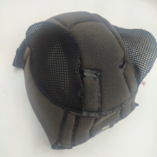 AGV K3 Helmet Liner Set used, top and cheek pads, medium size