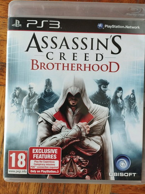 Assassin's Creed Brotherhood PS3 употребяван, пълен комплект