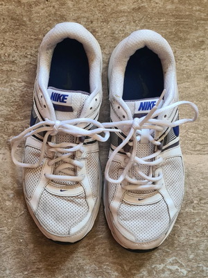 Nike Dart 10 men's shoes size 42 used, white