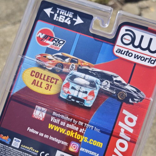 Ford GT40 Auto World 1/64 new, sealed collectible