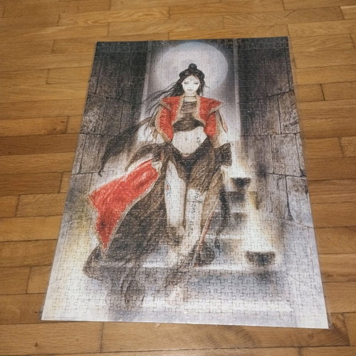 Puzzle 500 pieces used, laminated for framing