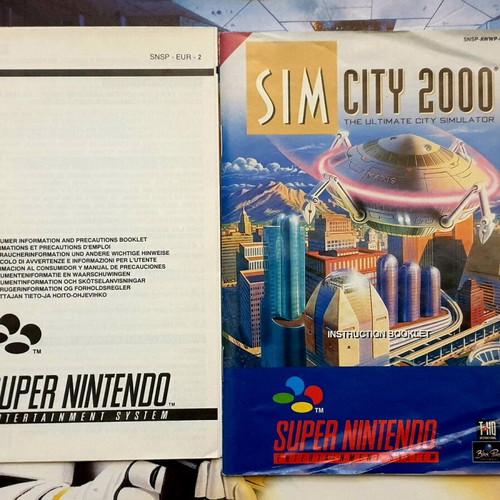 Sim City 2000 used for Super Nintendo
