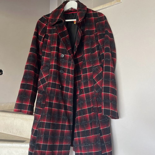 Salina checked coat like new, multicolor size M