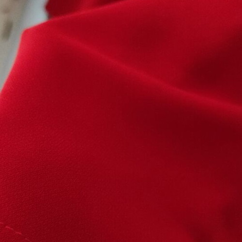 Red wide-leg pants Matis used with side zipper
