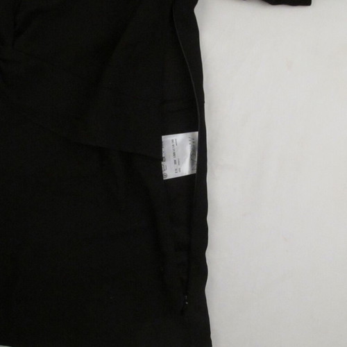MarcCain blouse black V-neck size 2 S-M like new