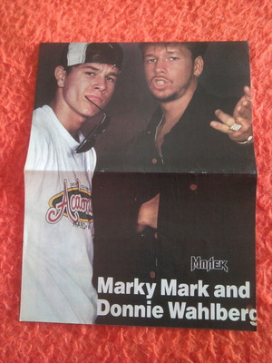 Αφίσα Marky Mark & Donnie Wahlberg & Beverly Hills σαν καινούργια
