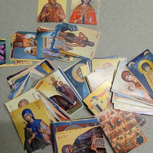 Miniature saint photographs used, pack of 350