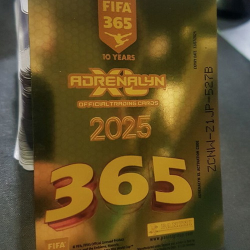 Erling Haaland Golden Baller 2025 Panini Adrenalyn XL FIFA 365 card like new