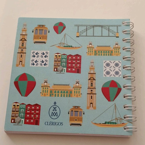 Small spiral notebook souvenir from Porto Portugal new