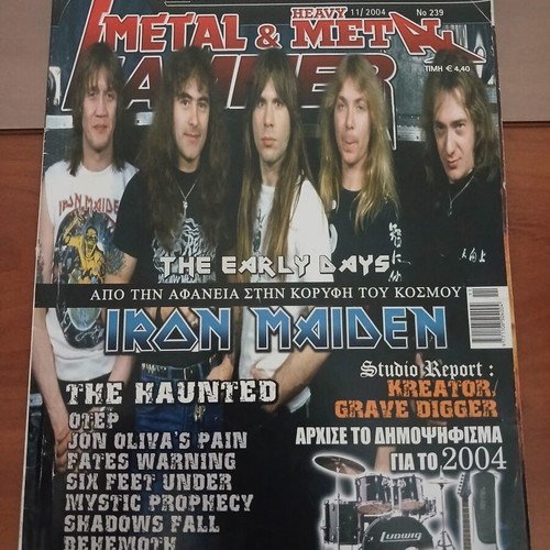 Metal Hammer magazine Iron Maiden The Early Days used