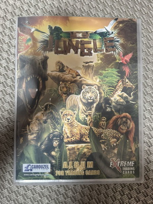 The Jungle Carouzel animal trading cards album
