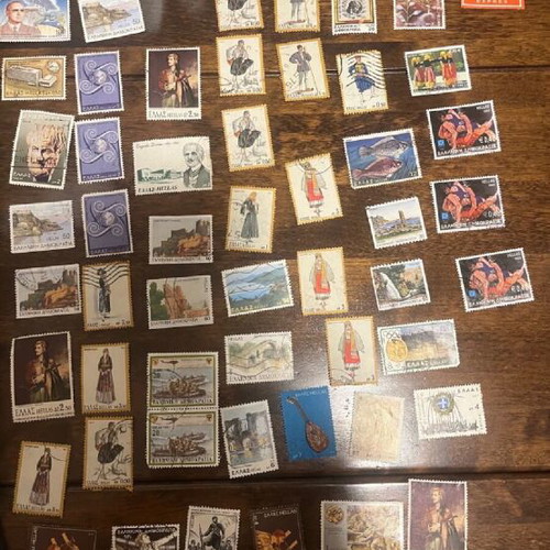 Stamps new, collection from 1970 and foreign
