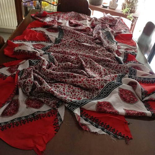 Silk saree fabric like new