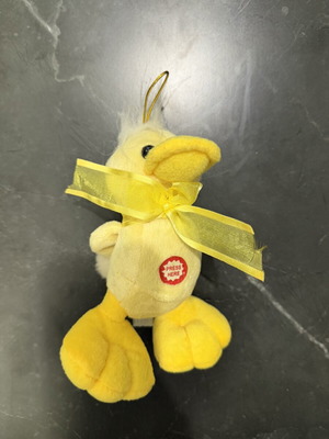 Plush duck used, medium size