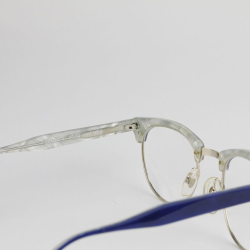 Robert la Roche vintage 80s eyeglasses new, blue and white