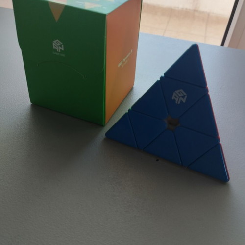 GAN Rubik's Pyramid with magnets and adjustment tools