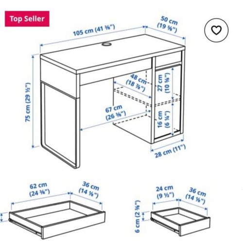 Office set used with chair and lamp