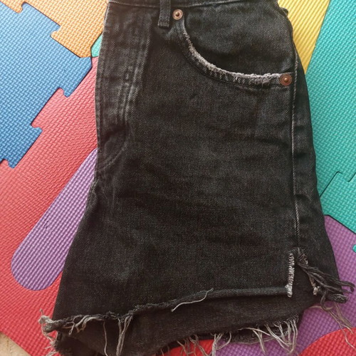Zara shorts size 36 black high waist like new