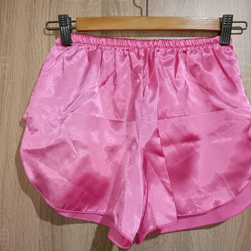 Women's satin pajama set size L pink like new