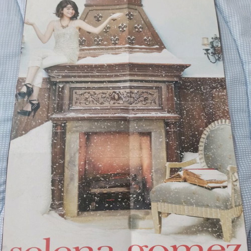 Selena Gomez Christmas poster used