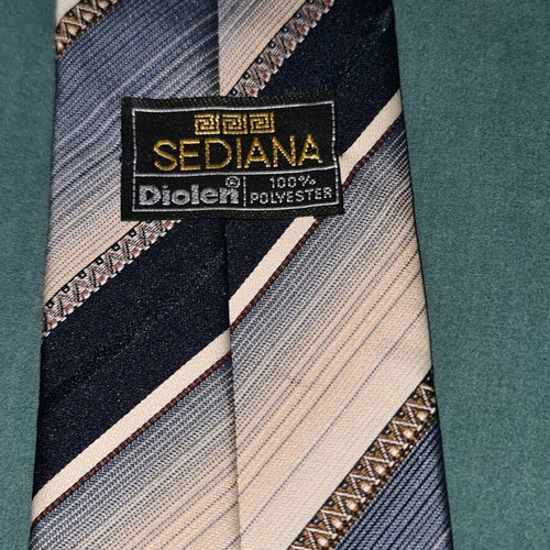 Vintage Sediana Diolen tie like new, polyester