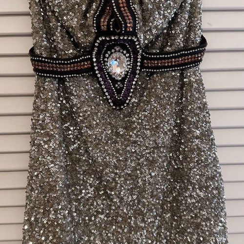 Panos Zinas haute couture dress used, mini, size S