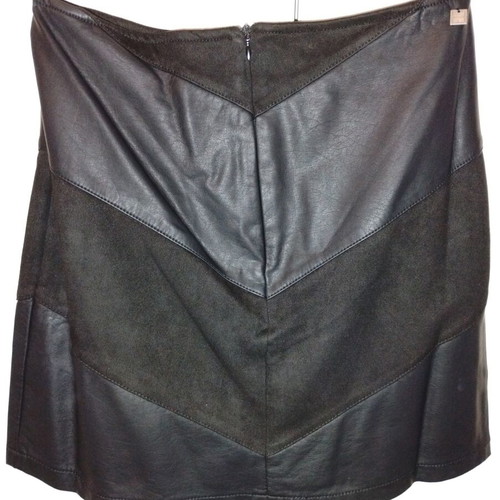 Attrattivo mini leather skirt like new, size S, black