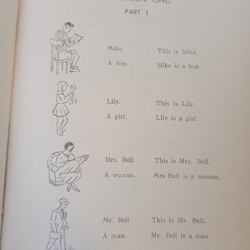 My English Book 1956 used vintage language learning book