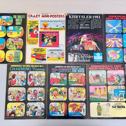 Crazy Magazine US collection used, 7 pieces
