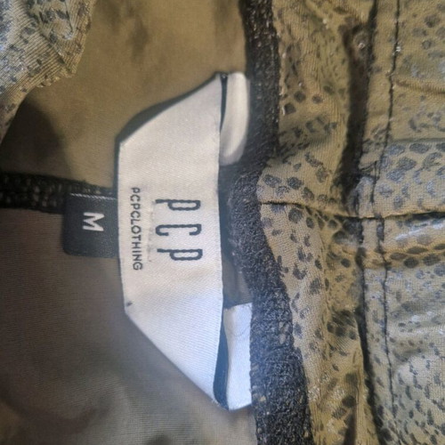PCP Croco Leggings like new, size M 38 10, gray and green