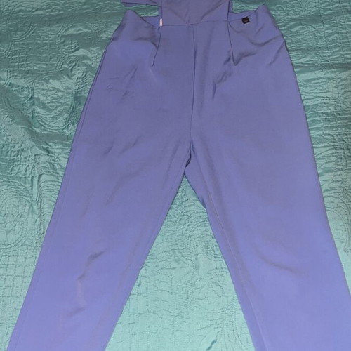 BSB Collection blue jumpsuit with cut-outs, large 42