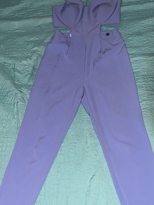 BSB Collection blue jumpsuit with cut-outs, large 42