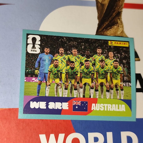 We Are Australia World Cup 2026 Panini Sticker new