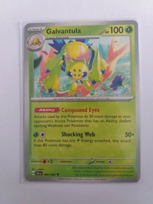 Pokemon Galvantula Uncommon card new in sleeve