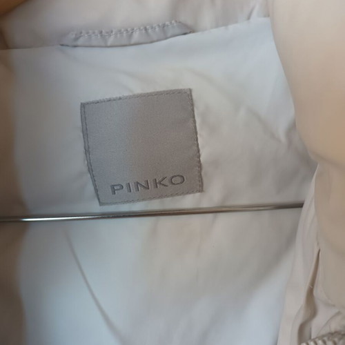 Pinko down jacket used, light grey, size S, puffer jacket