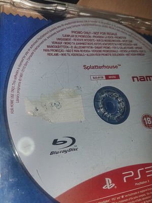 Splatterhouse PS3 press promo version full game
