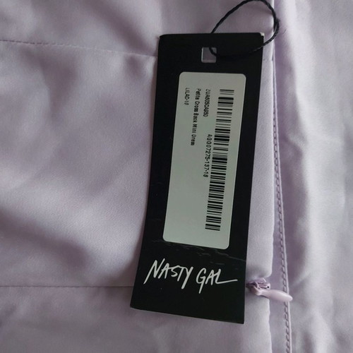 Nasty gal satin dress size M new, purple