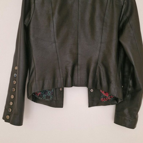 Vintage Genuine Leather jacket like new, size S, black