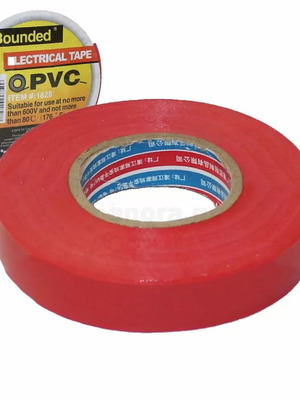 Red electrical tape 1.6cm x 30m new