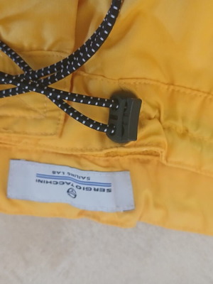 Sergio Tacchini yellow bermuda shorts, size M