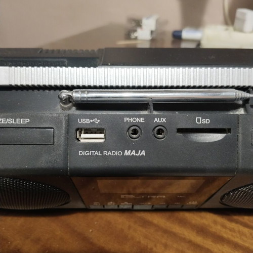 Eltra digital stereo radio with USB, TF card and clock
