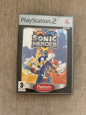 Sonic Heroes PlayStation 2 PS2 английски пълен употребяван