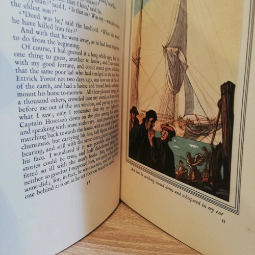 Rare book Kidnapped by R. L. Stevenson 1930 used, Oxford editions