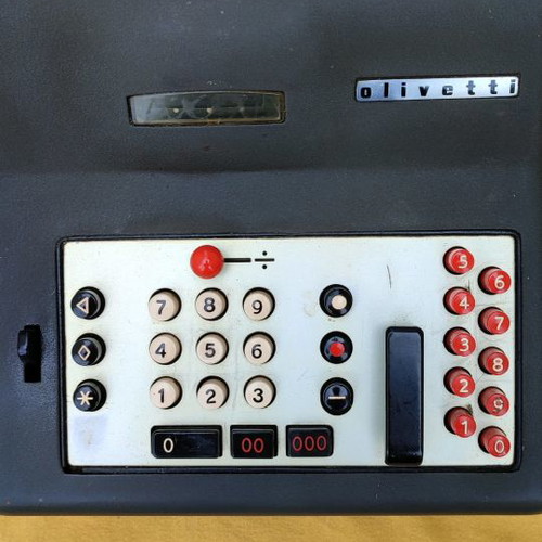 Olivetti MC 14 used electric printing calculator 1948